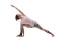 Yoga Pose uthitta parshvakonasana Royalty Free Stock Photo