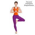 Yoga pose Vrikshasana