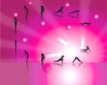 Yoga Salutations Royalty Free Stock Photo