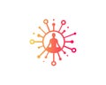 Yoga Share Icon Logo Design Element