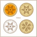Yoga-style patterns set