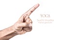 Yoga Suchi mudra Royalty Free Stock Photo