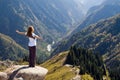 Yoga at summit Royalty Free Stock Photo