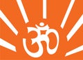 Yoga Symbol Aum Royalty Free Stock Photo