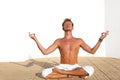 Yoga teacher Royalty Free Stock Photo