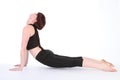 Yoga Upward Facing Dog pose Urdhva Mukha Svanasana Royalty Free Stock Photo