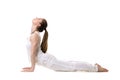 Yoga upward facing dog pose Royalty Free Stock Photo