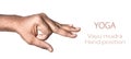 Yoga Vayu mudra Royalty Free Stock Photo