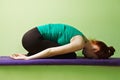 Yoga woman at rest