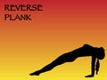 Yoga Woman Reverse Plank Pose Royalty Free Stock Photo