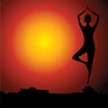 Yoga women figure