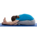 Yoga - young beautiful woman doing asana