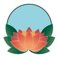 Yoga and zen - Logo Lotus Collection