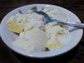 Yoghurt delicious food. Yogurt tasty food in Bangladesh. Curd food. Coagulated milk processing food.