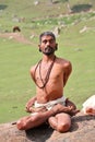 Yogin in the Himalays Royalty Free Stock Photo