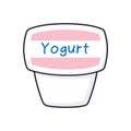 Yogurt dessert cup