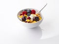 Yogurt with fresh Fruit and Granola Royalty Free Stock Photo