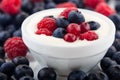 Yogurt and fruit