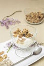 Yogurt with muesli