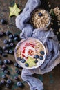 Yogurt smoothie bowl Royalty Free Stock Photo