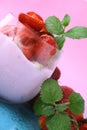 Yogurt strawberry