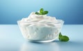 "Yogurt Topped with Goodies in a Realistic Photo -Generative Ai