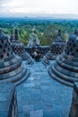 YOGYAKARTA, INDONESIA - AUGUST, 28: Ancient Borobudur Buddhist