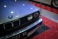 Blue BMW 318i E30 sedan in Indonesian Custom Show