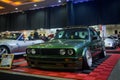 Green BMW 318i E30 sedan in Indonesian Custom Show