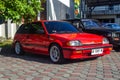 Modified red Honda Civic Wonder SB3 hatchback on parking lot