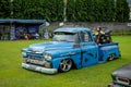 Classic blue Chevrolet Task Force truck Royalty Free Stock Photo