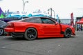 Modified Nissan 200SX in a car meet event