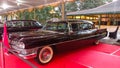 Cadillac Fleetwood seventy-five limousine in retro car meet Royalty Free Stock Photo