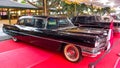 Cadillac Fleetwood seventy-five limousine in retro car meet Royalty Free Stock Photo