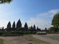 Prambanan Temple Compounds in Yogyakarta Royalty Free Stock Photo