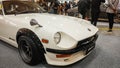 Modified white Nissan Fairlady z or datsun 240z front end