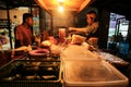 Yogyakarta, Indonesia, 1 October 2023: street food Angkringan, traditional Indonesian culinary delights