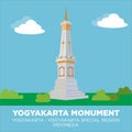 Yogyakarta monument is a monument that is often used as a symbol or symbol of the city of Yogyakarta