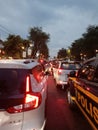 Yogyakarta Traffic Congestion Royalty Free Stock Photo