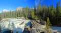 Yoho National Park, Canadian Rocky Mountains, Kicking Horse River rushing through Natural Bridge, British Columbia, Canada Royalty Free Stock Photo