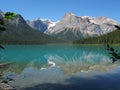 Yoho National Park, Emerald Lake in the Canadian Rocky Mountains, British Columbia, Canada Royalty Free Stock Photo