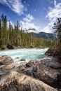 Yoho River in Yoho National Park, British Columbia, Canada