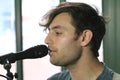 Yoke Lore - Adrian Galvin films a session in Brooklyn Royalty Free Stock Photo