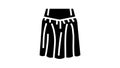 yoke skirt glyph icon animation