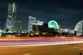 Yokohama City & Moving traffic