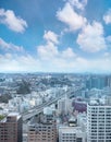 Yokohama cityscape and modern office buildings and skyscrapers, Royalty Free Stock Photo