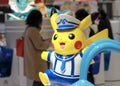 Pikachu statue at the Pokemon center Yokohama
