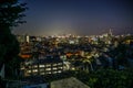 Yokohama Minato Mirai of night view from Yokohama,Hodogaya-ku,Tokyo Royalty Free Stock Photo