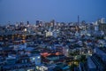 Yokohama Minato Mirai of night view from Yokohama, Hodogaya-ku, Tokyo Royalty Free Stock Photo