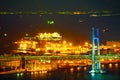 Yokohama night view from Landmark Tower Royalty Free Stock Photo